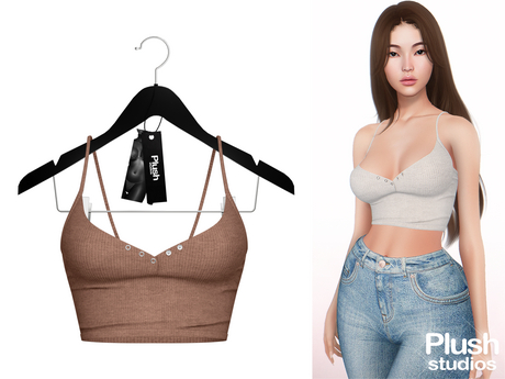 Second Life Marketplace - PlushStudios. Sona Top - Nude